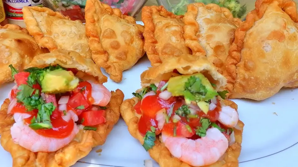 Empanadas de camarón